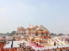 Indian authorities arrest staff accused of theft from temple built on site of razed Babri mosque