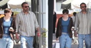 Ben Affleck enjoys rare outing with kid Fin