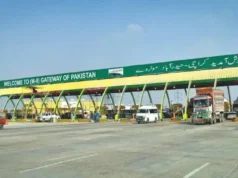NHA increases toll tax on Islamabad-Lahore M-2 Motorway by 7pc