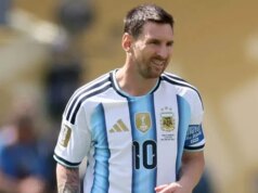 Lionel Messi shows up at tiny Argentine match in his first public outing since the World Cup final