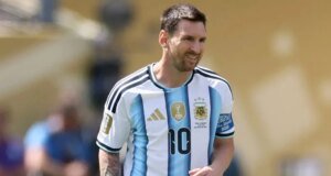 Lionel Messi shows up at tiny Argentine match in his first public outing since the World Cup final