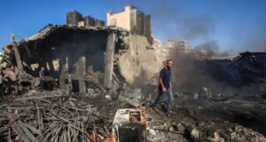 Gaza rescuers say Israeli strikes kill five, including two children