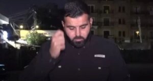 Israeli missile strike hits near Lebanese reporter